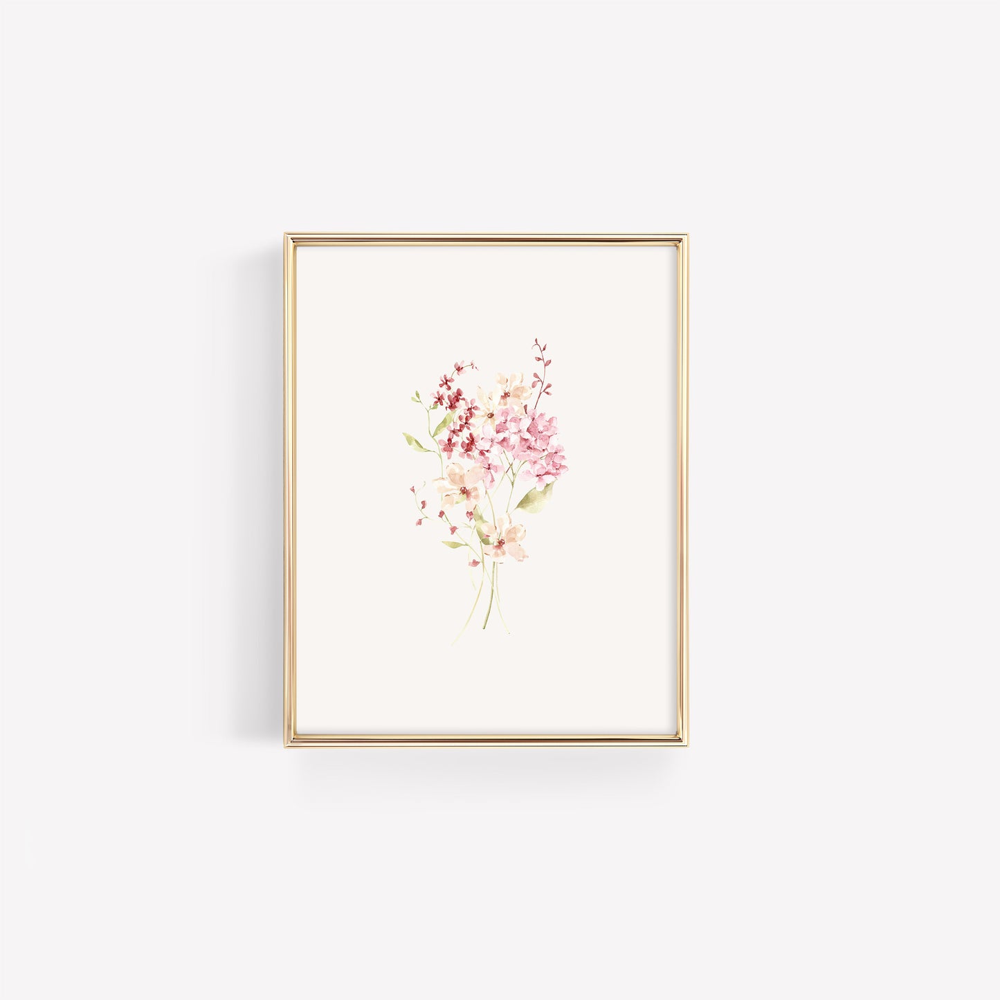 Single Nursery Wall Art Watercolor Print - Unframed 8x10