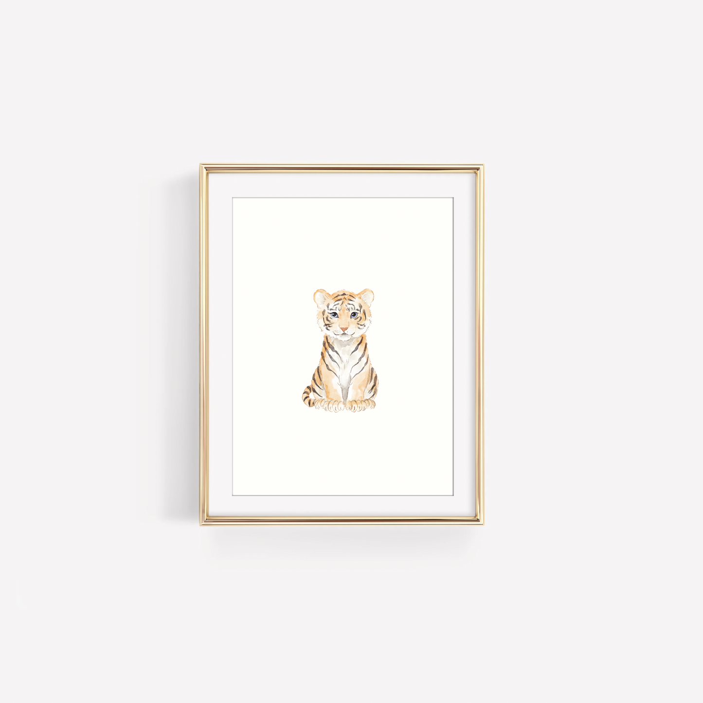 Single Nursery Wall Art Watercolor Print (Unframed 8x10)