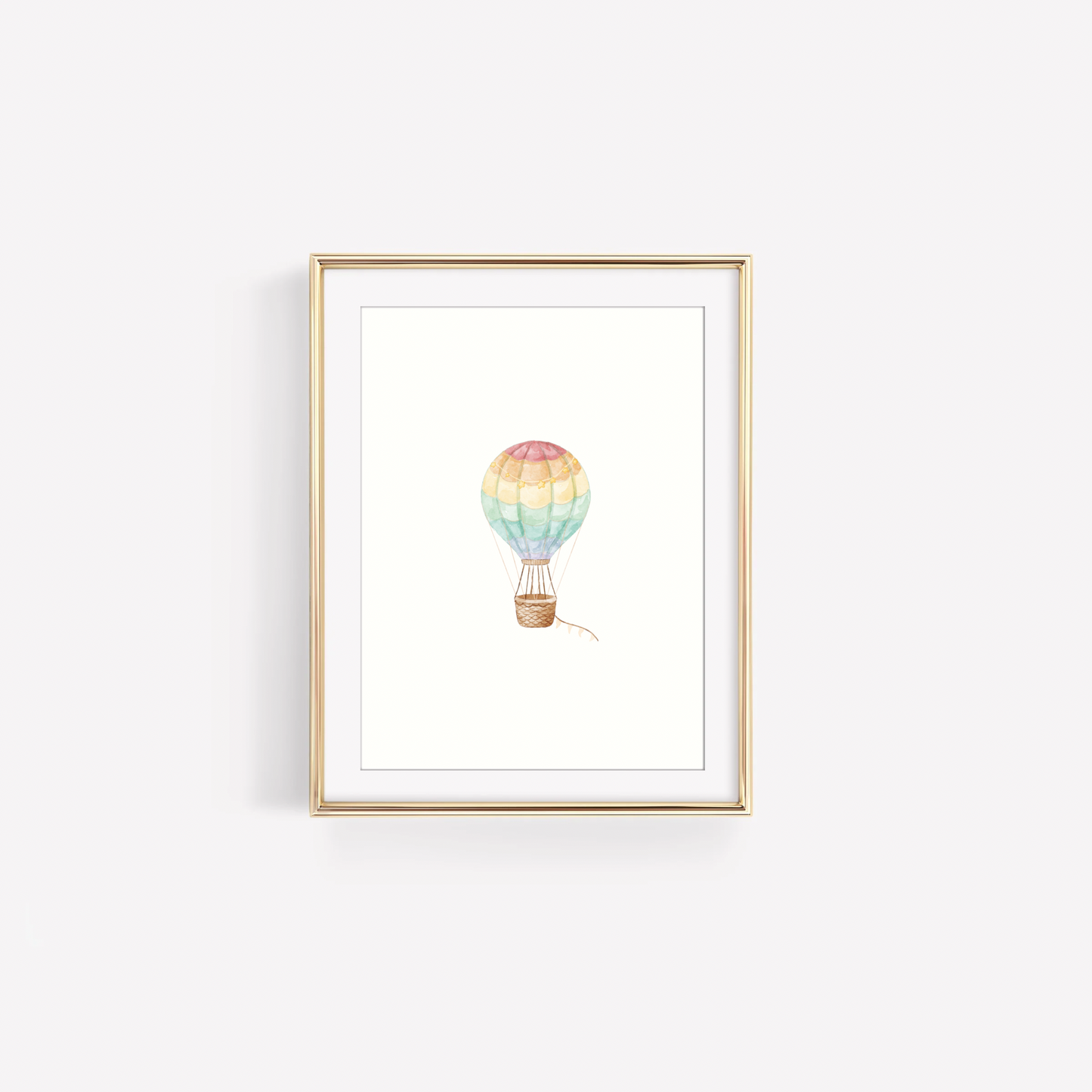Single Nursery Wall Art Watercolor Print (Unframed 8x10)