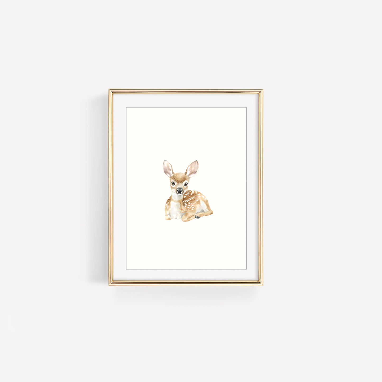 Single Nursery Wall Art Watercolor Print (Unframed 8x10)
