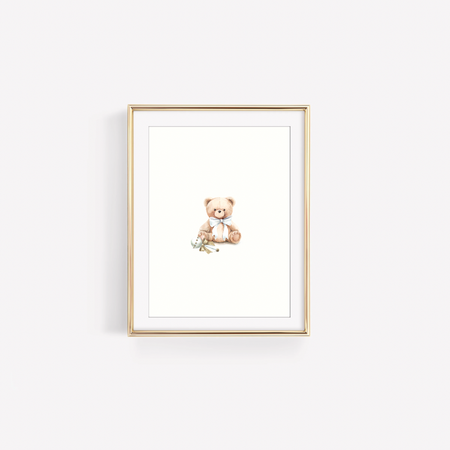 Single Nursery Wall Art Watercolor Print (Unframed 8x10)