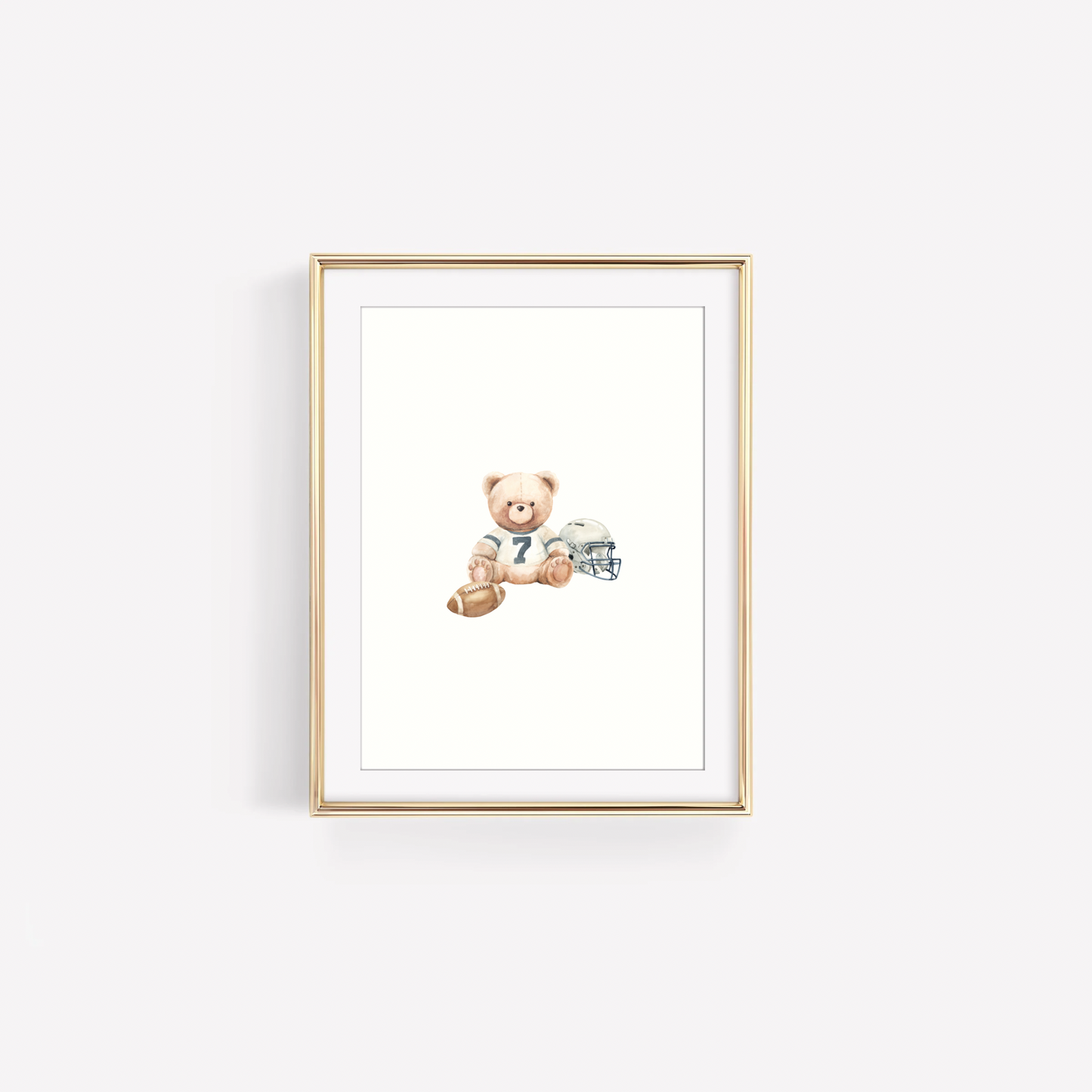 Single Nursery Wall Art Watercolor Print (Unframed 8x10)