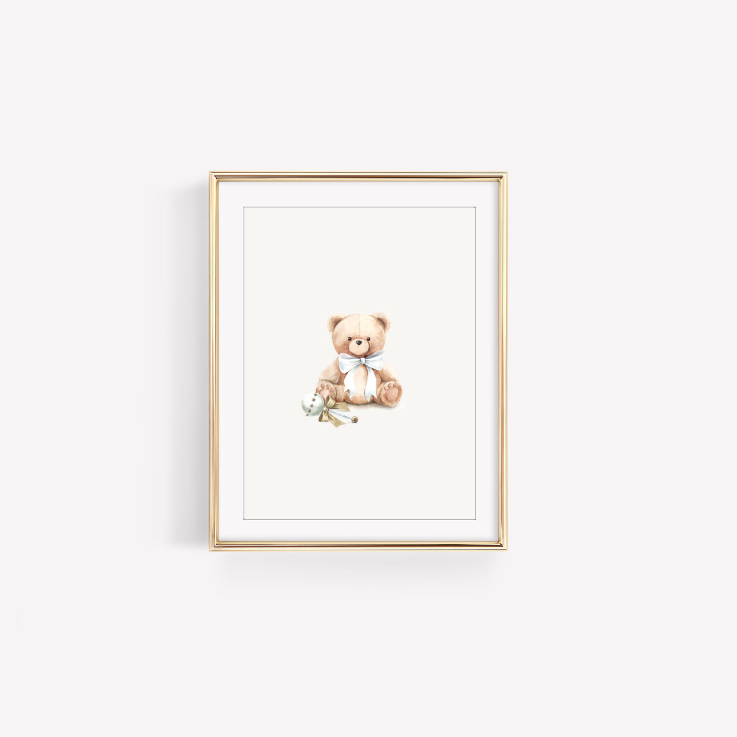 Single Nursery Wall Art Watercolor Print (Unframed 8x10)