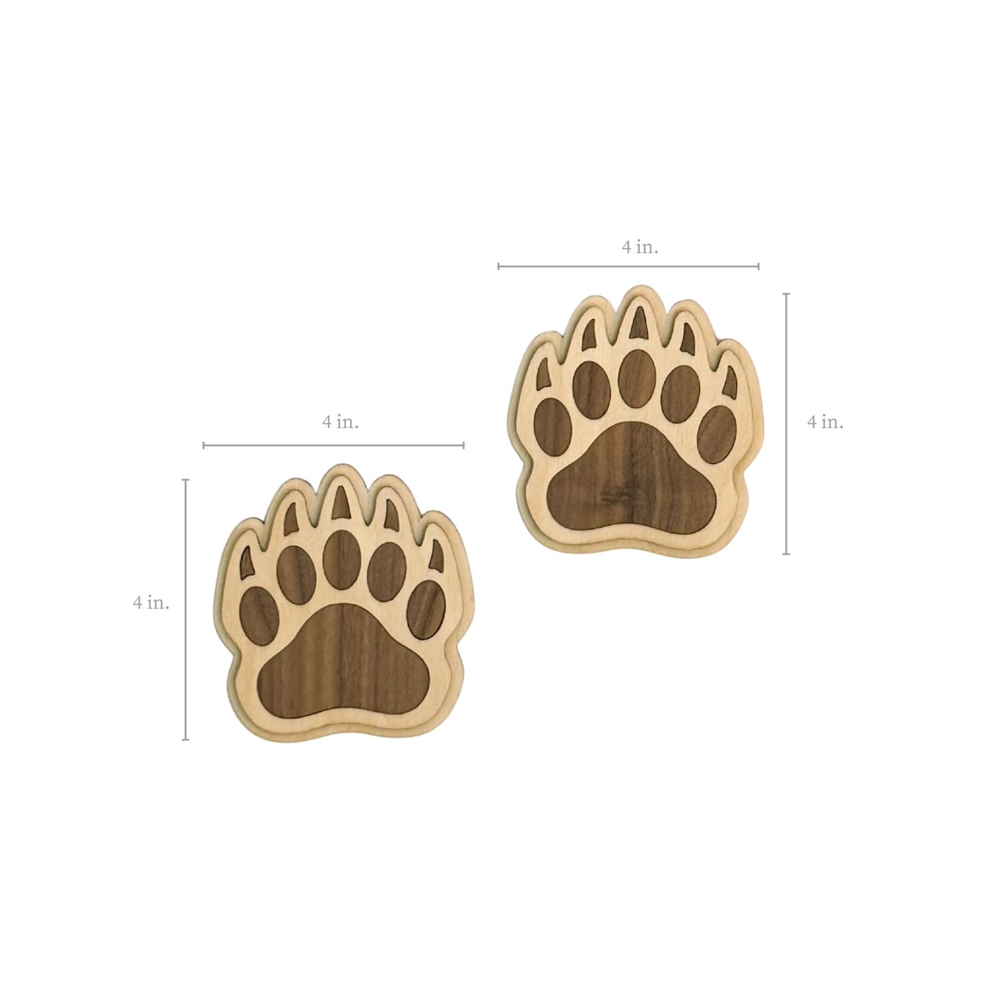 Bear Paw Nursery Wall Decor Set