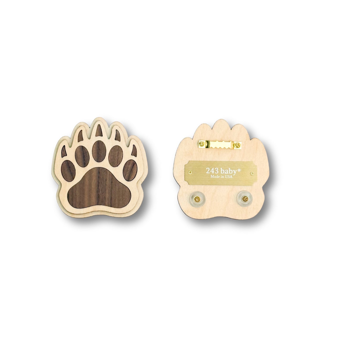 Bear Paw Nursery Wall Decor Set