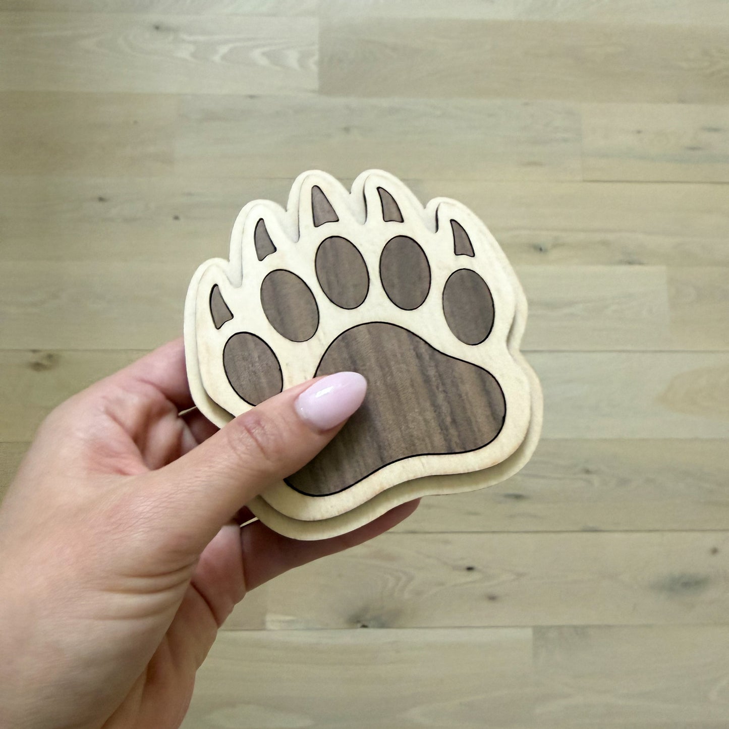 Bear Paw Nursery Wall Decor Set