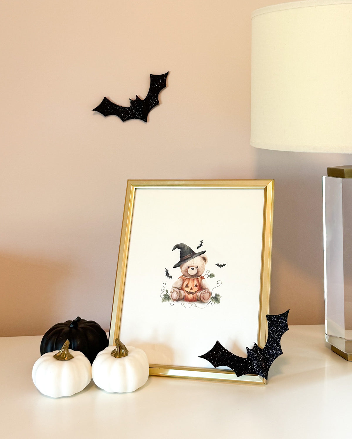 Limited-Edition Halloween Teddy Nursery Art Print | Gift with Purchase
