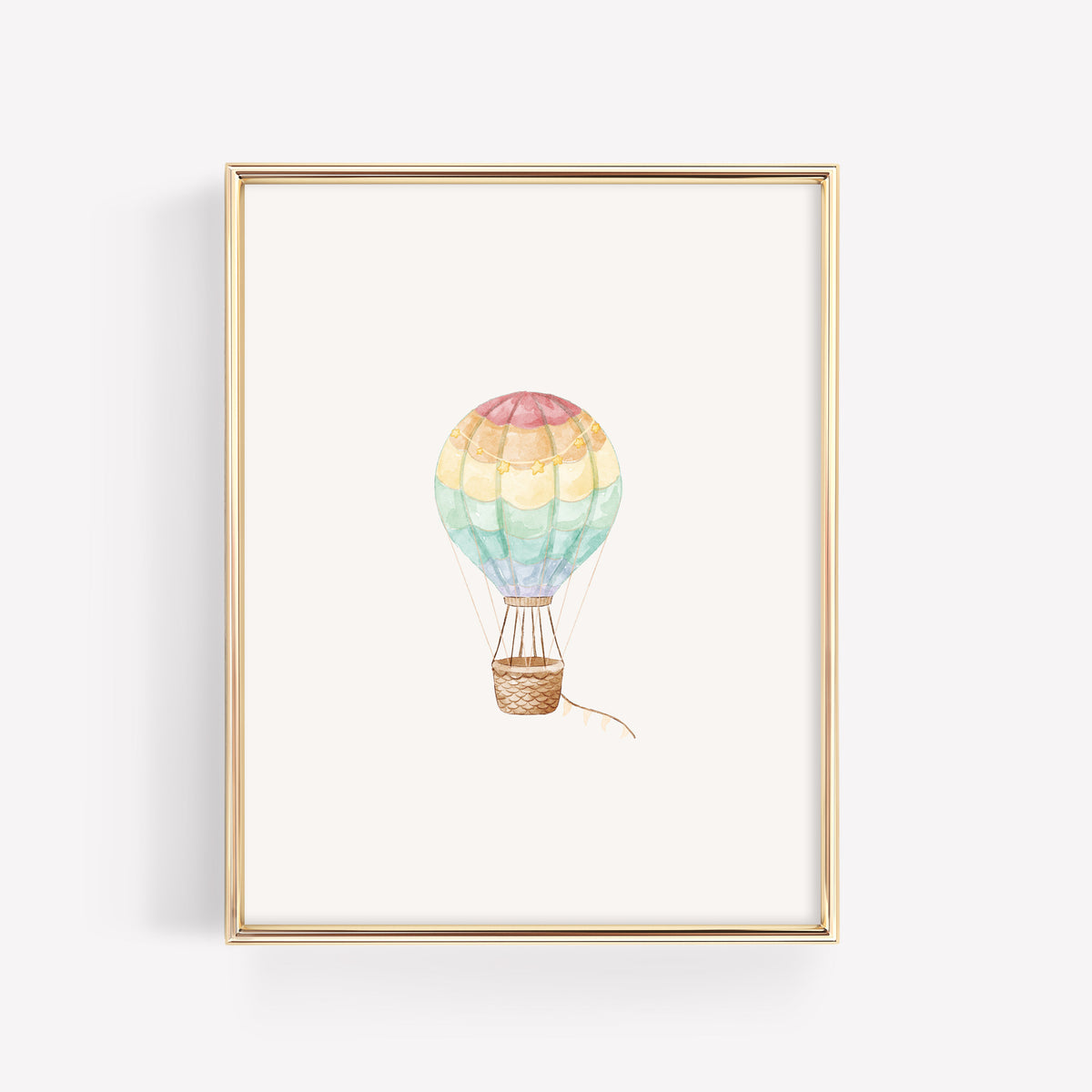 Hot Air Balloon Nursery Wall Art – Set of 3 | 8x10 Unframed Watercolor ...