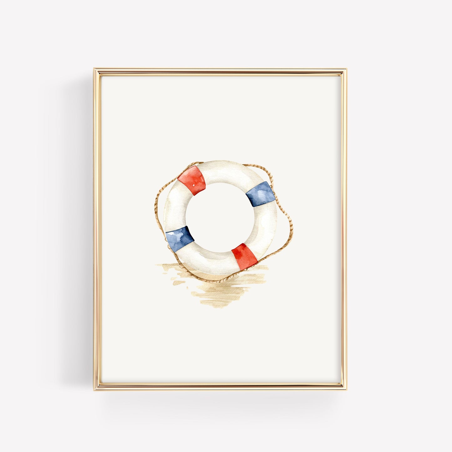 Nautical Nursery Wall Art Prints (Set of 6) | Watercolor Coastal Collection