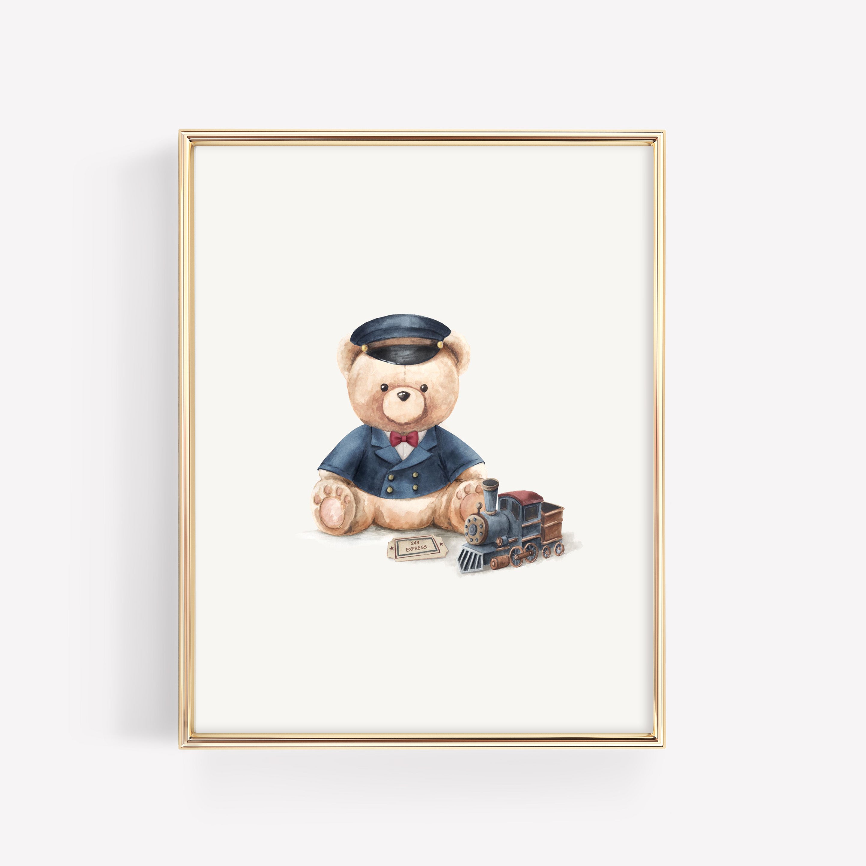 Folies Beargères テディベア アートフレーム Folies Beargères